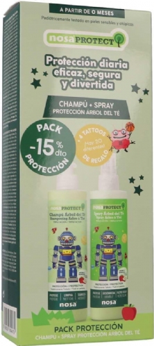 Nosa champu+spray 250ml manzana