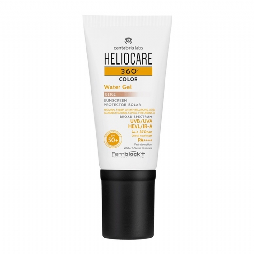 Heliocare 360º color water gel protector solar spf 50+  1 envase 50 ml color beige