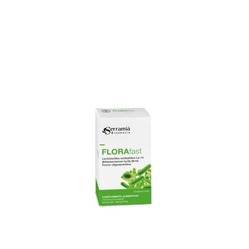 Serramia flora fast 12 sobres stick