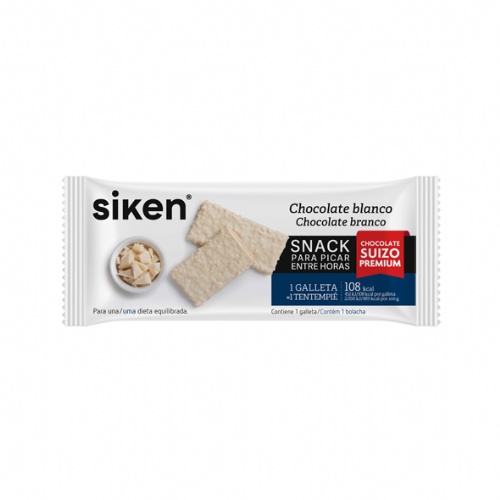 SIKENFORM SNACK GALLETA CHOCOLATE BLANCO 22g