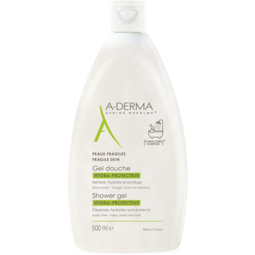 A-derma gel de ducha hidra-protector  1 envase 500 ml