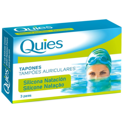 Tapones oidos silicona natacion quies 6 unidades estandar - quies