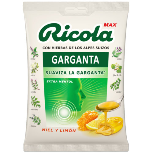 Ricola max bolsa miel limon 70 g