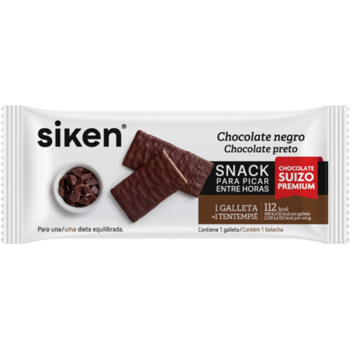 SIKENFORM SNACK GALLETA CHOCOLATE NEGRO 22g