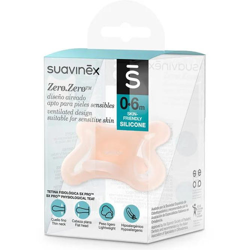 Chupete silicona fisiologico - suavinex sx pro zero-zero (0 - 6 meses 1 unidad)