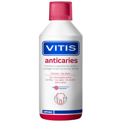 VITIS ANTICARIES COLUTORIO BUCAL 500 ML.