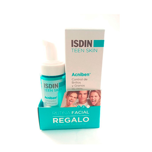 Isdin oily skin acniben control de brillos y granos  1 envase 40 ml - isdin teen skin