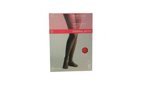 Media larga (a-f) comp normal - farmalastic blonda (beige t- med)