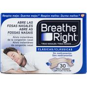 Breathe right clasicas - tira adh nasal (30 unidades)