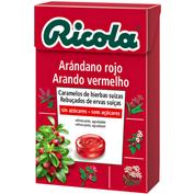 RICOLA CARAMELOS SIN AZÚCAR 50g ARÁNDANO ROJO