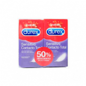 Durex sensitivo contacto total - preservativos (12 preservativos 2 cajas)