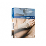 Muñequera palmar farmalastic compression tech 1 unidad talla mediana color beige - farmalastic compr