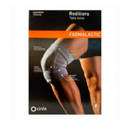 Rodillera cerrada farmalastic neopreno tech 1 unidad talla unica color gris - farmalastic neopreno t
