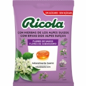 Ricola caramelos sin azucar flor sauco bolsa 70g