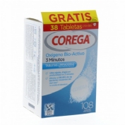 Corega oxigeno bio-activo - limpieza protesis dental (108 tabletas)