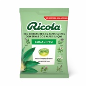 Ricola caramelos sin azucar  1 bolsa 70 g sabor eucaliptus