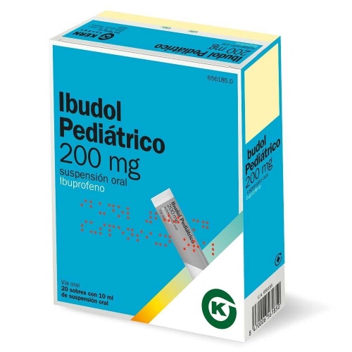 IBUDOL PEDIÁTRICO 200 MG SUSPENSIÓN ORAL , 20 sobres