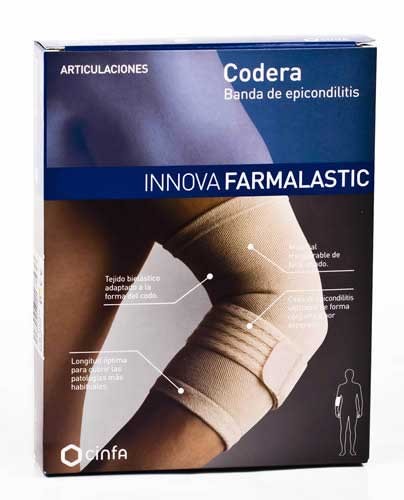 Codera banda epicondilitis farmalastic compression tech 1 unidad talla pequeña - farmalastic compres