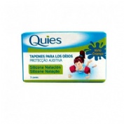 Tapones oidos silicona natacion - quies (6 unidades niño)