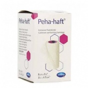 Venda elastica cohesiva peha-haft latex free 1 unidad 4 m x 8 cm - peha-haft latex free